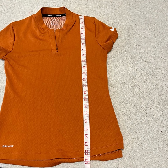 Nike Dri-fit Women's Golf Polo Tee Zip neckline - Picture 7 of 8